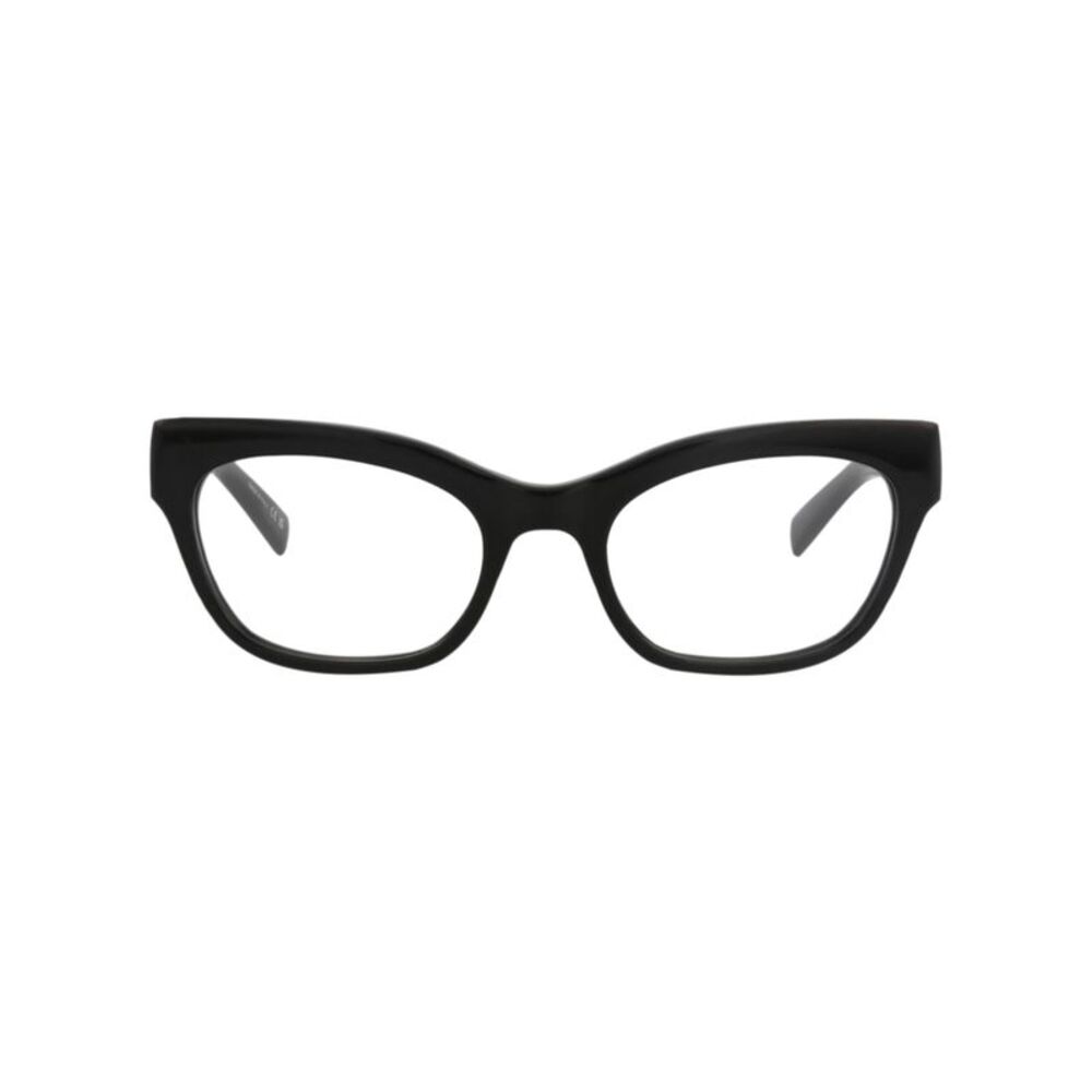 Saint Laurent Cat Eye-Frame Recycled Acetate Optical Frames Black Womens